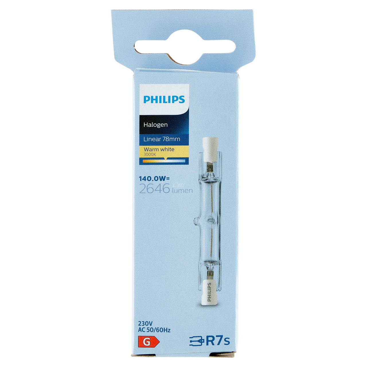 Alog linea r7s 78mm 2220lm philips 3000k