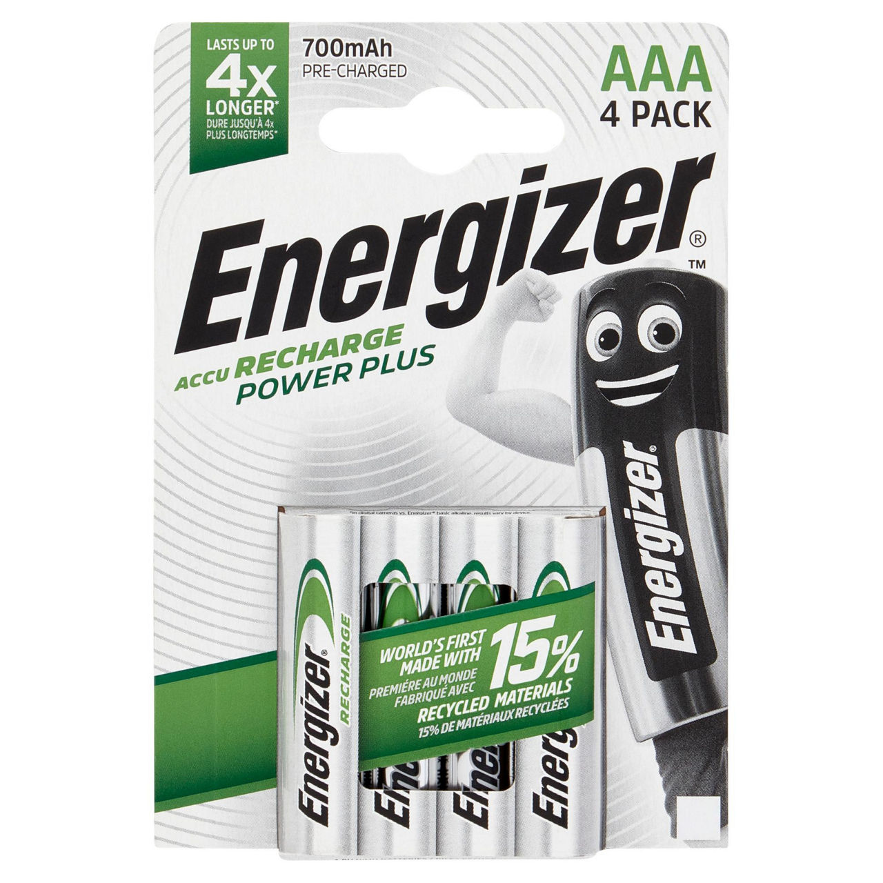 Energizer power plus aaa bp4 precar. 700