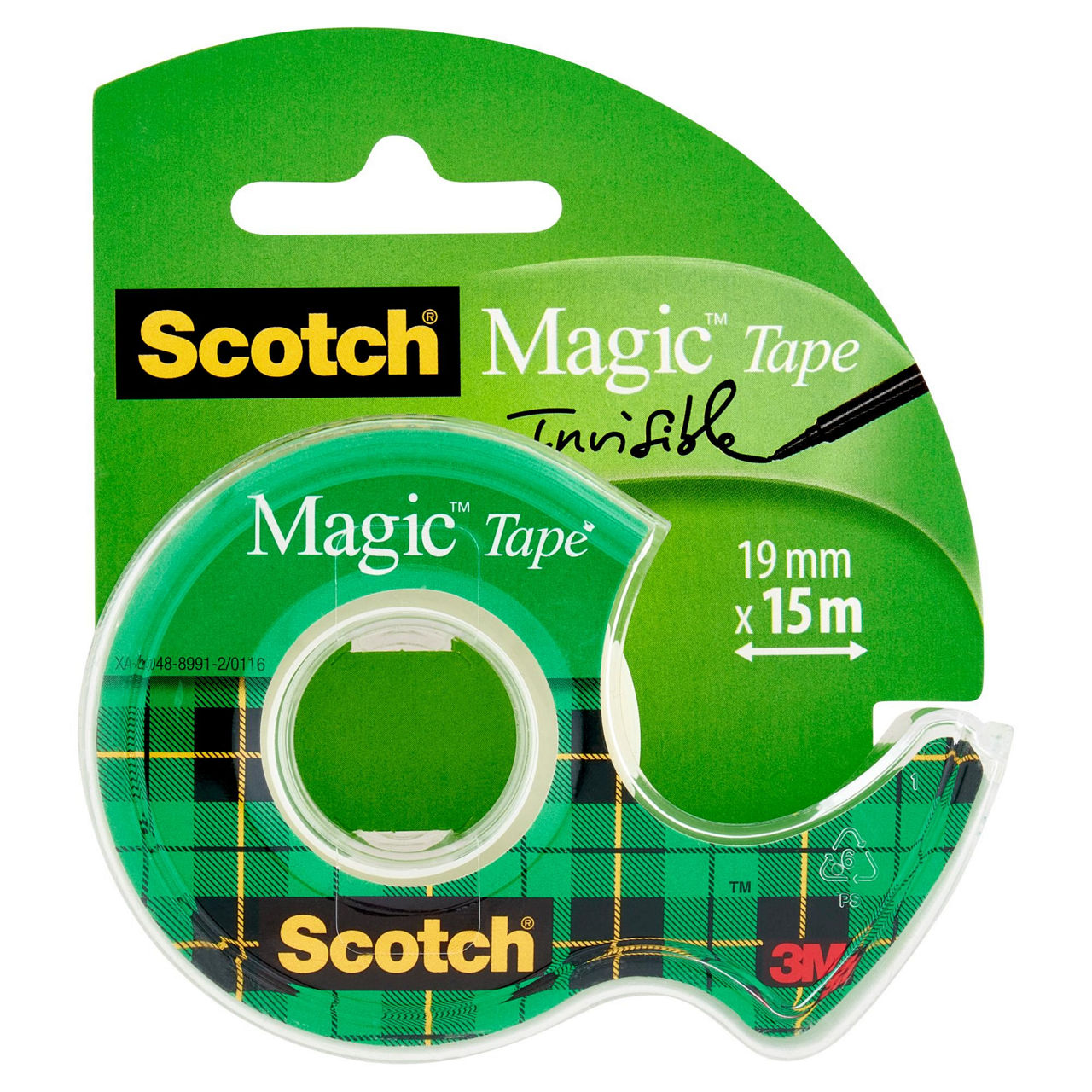 Nastro ad. scotch® magic 19mmx15m maxi chiocciola