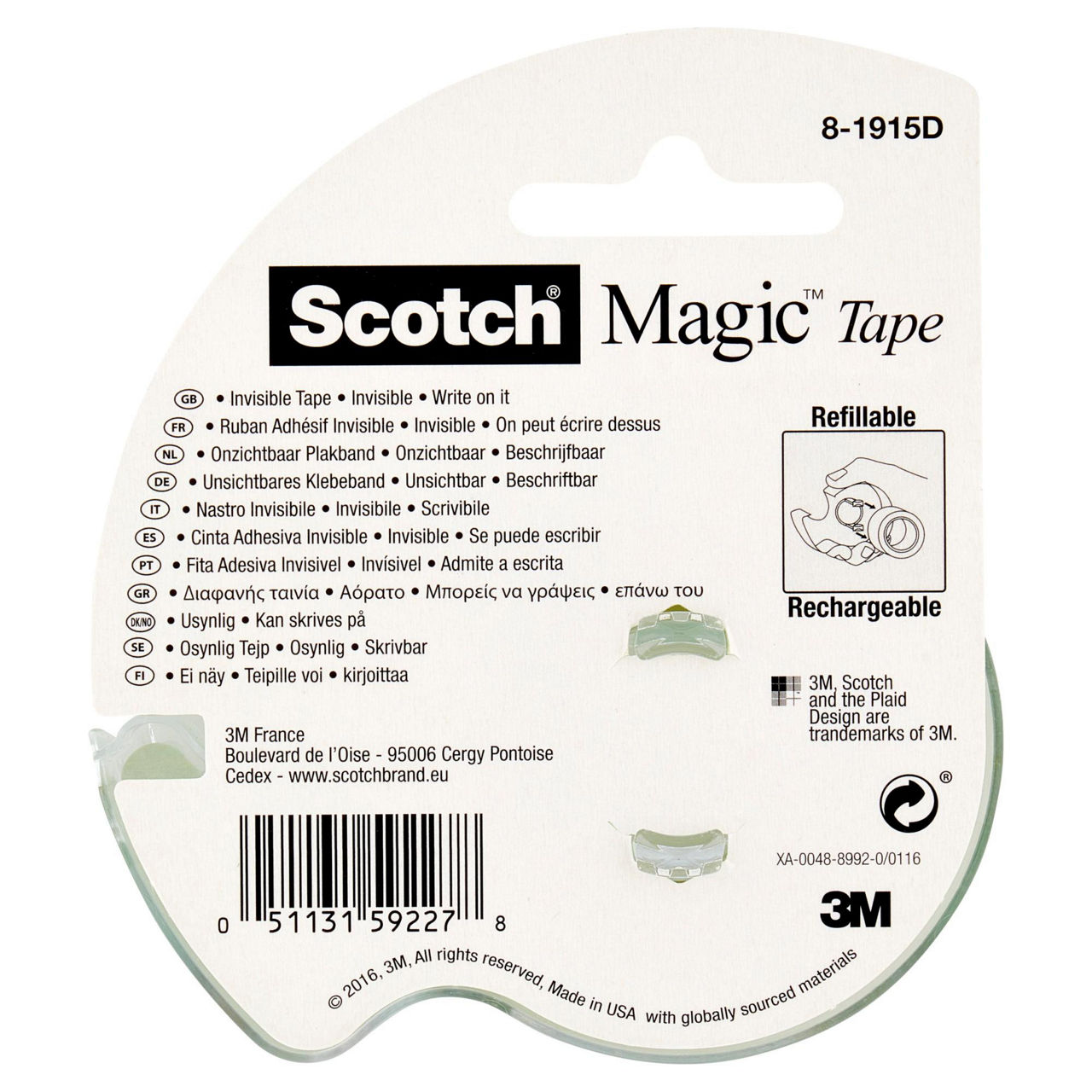 NASTRO AD. SCOTCH® MAGIC 19MMX15M MAXI CHIOCCIOLA - Immagine 21