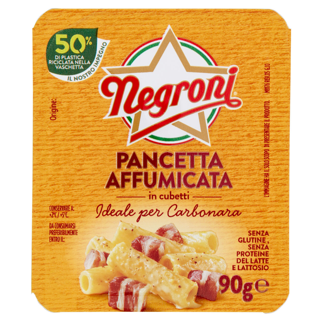 Cubetti di pancetta affumicata 90 gr