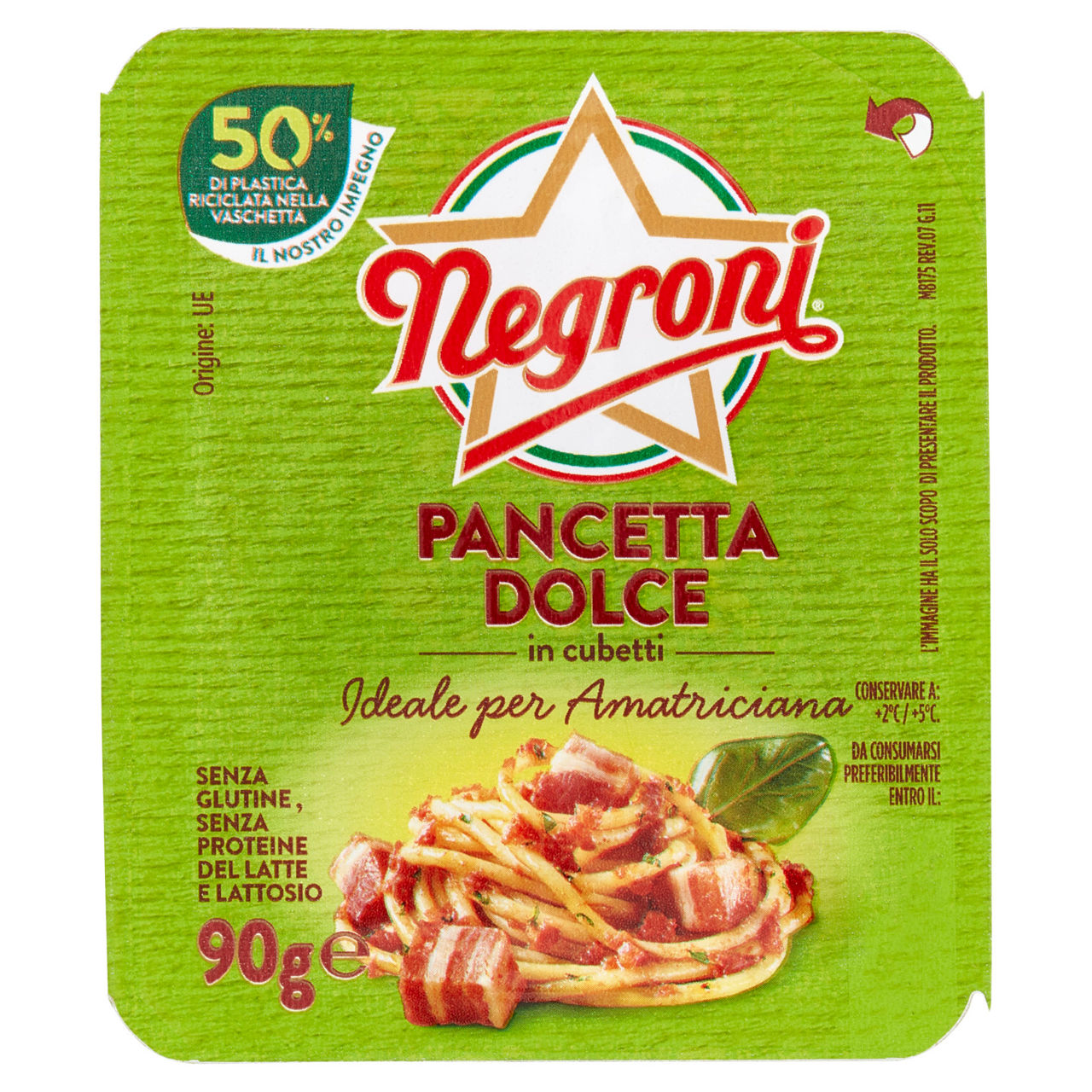 Cubetti di pancetta dolce 90 gr - Immagine 01