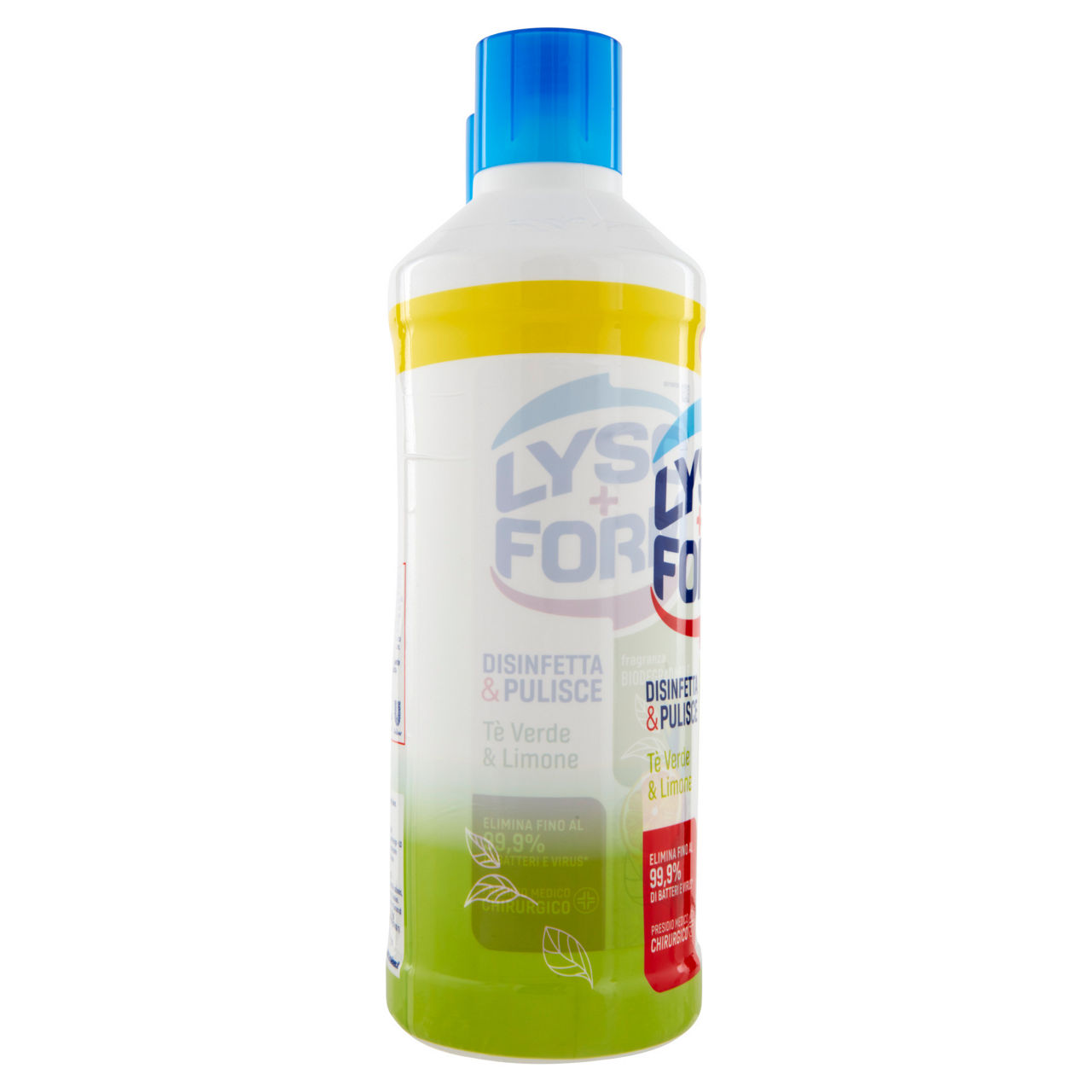 Detersivo per pavimenti disinfettante tè verde e limone 2 pz x 1,1 lt - Immagine 11