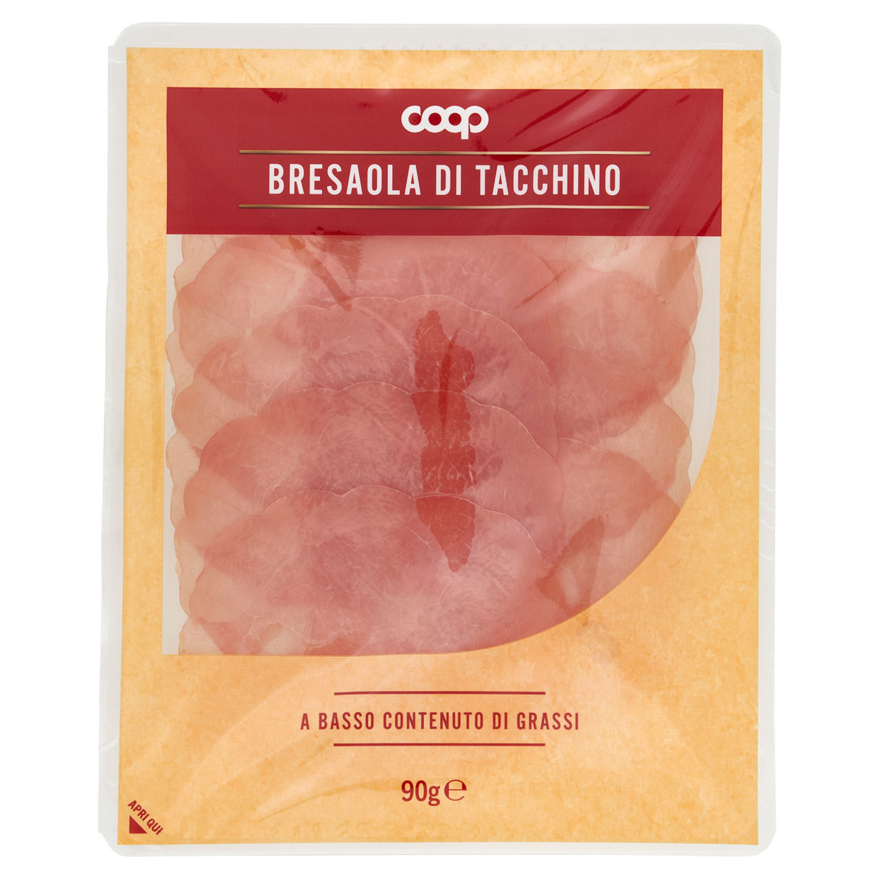 Bresaola di tacchino affettata 90 gr