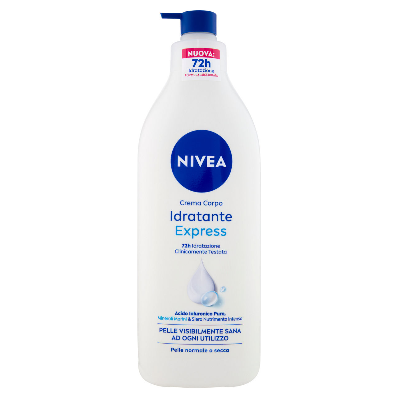 Crema corpo fluida Idratante Express con pump 500 ml