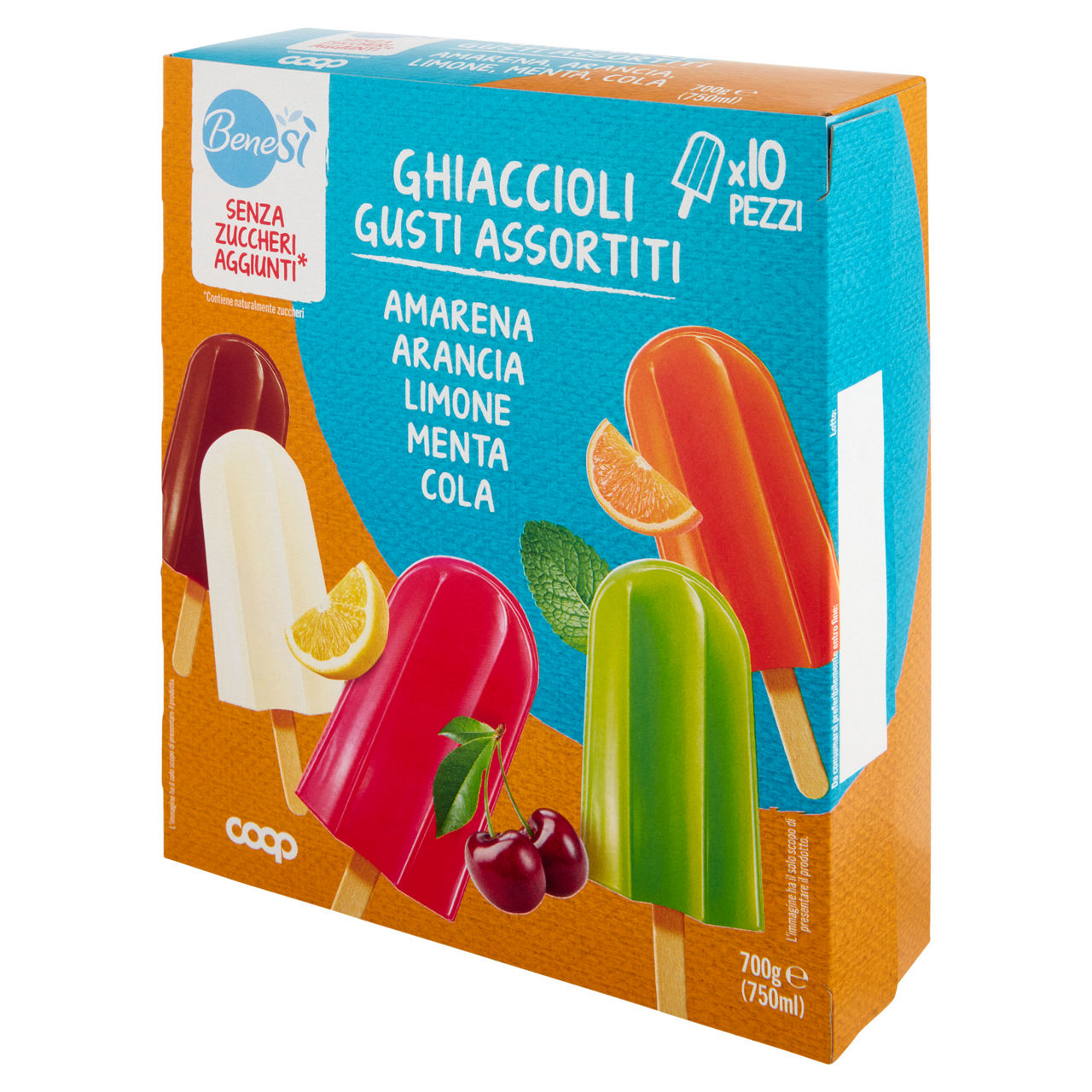 GHIACCIOLI ASSORTITI S/ZUCCHERI BENESI' COOP PZ 10X G 700 - Immagine 61