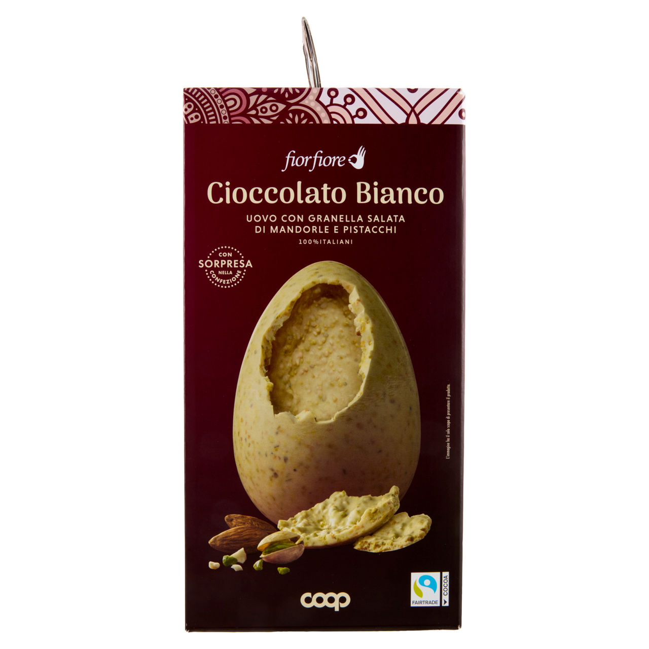 Uovo di cioccolato bianco 320 gr - Immagine 11