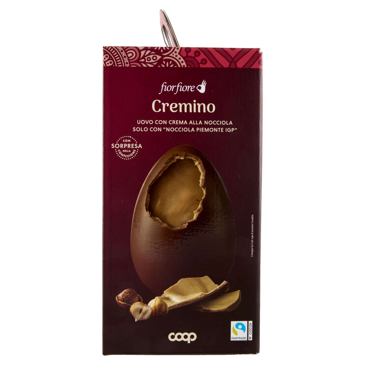 Uovo di cioccolato cremino nocciola Piemonte IGP 260 gr - Immagine 11