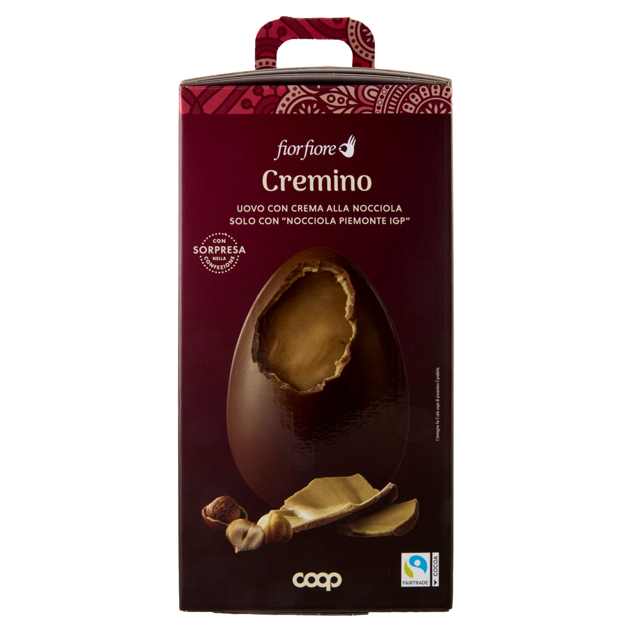 Uovo di cioccolato cremino nocciola Piemonte IGP 260 gr - Immagine 21