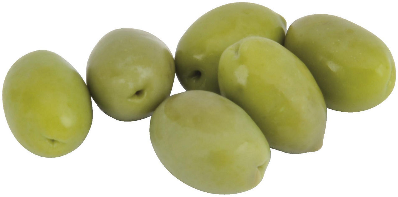 Olive verdi giganti salamoia 90-100 g 900 sgoc. 500