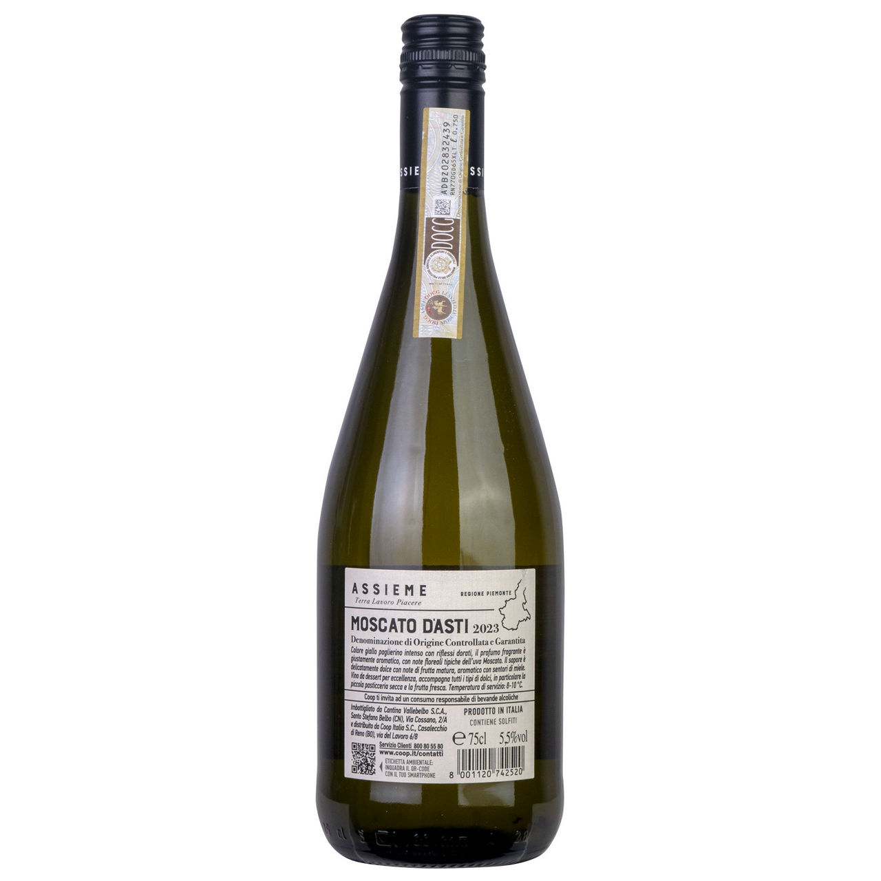 MOSCATO D'ASTI DOCG COOP ASSIEME ML 750 - Immagine 11