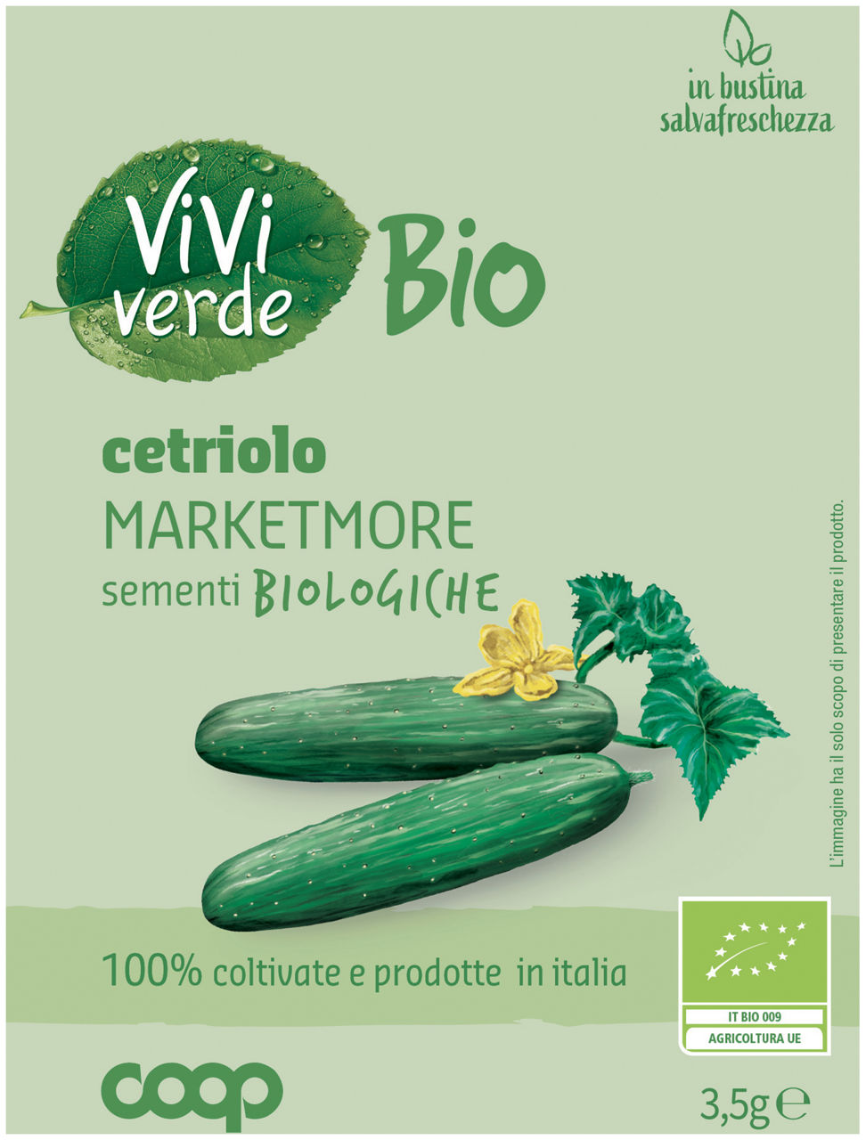Sementi bio cetriolo marketmore  gr 3,5