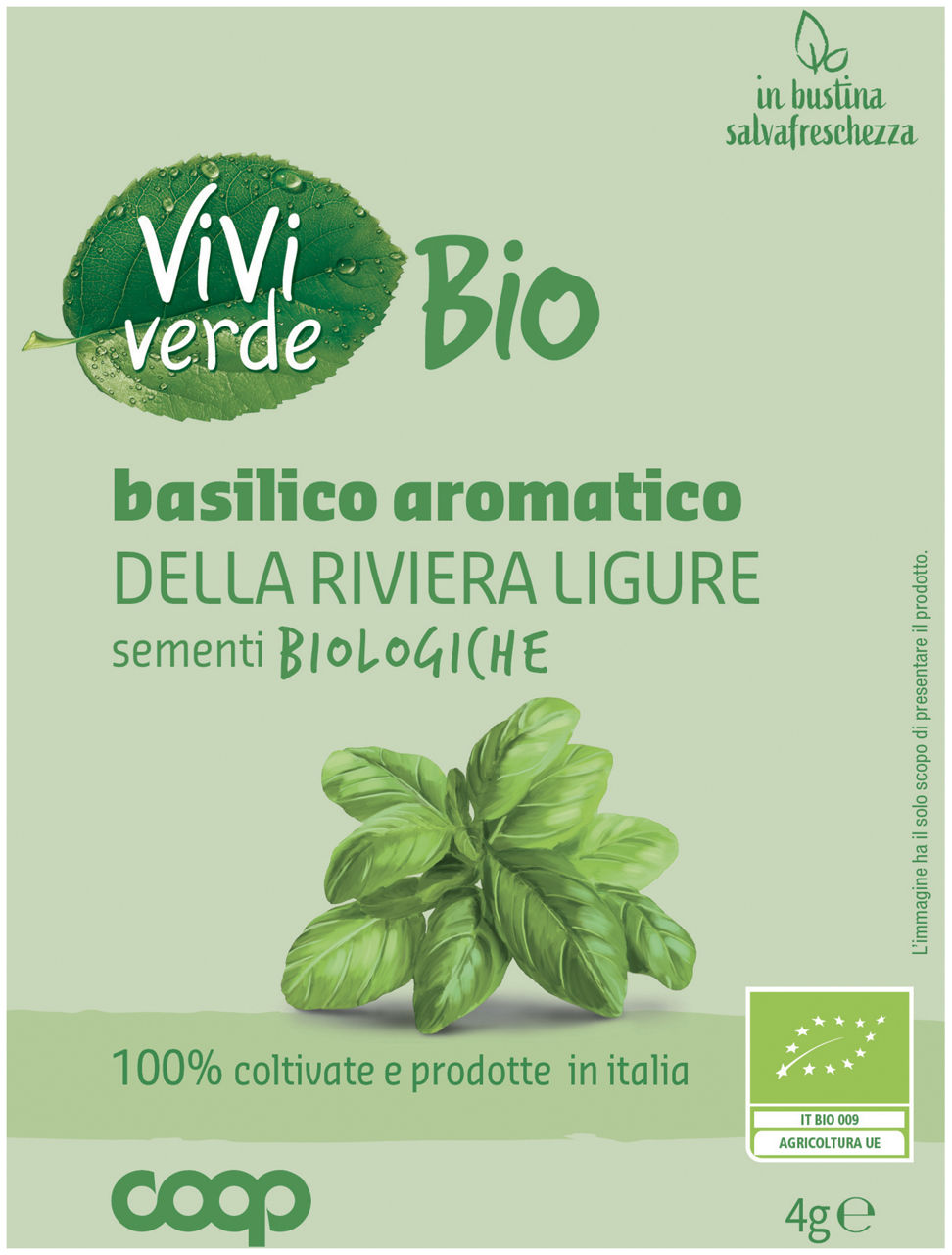 Sementi bio basilico aromatico della riviera ligure gr 4 - 0