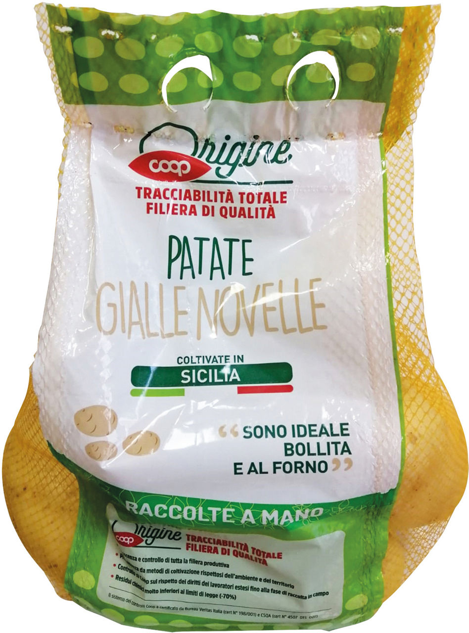 Patate gialle novelle coltivate in sicilia 1 kg