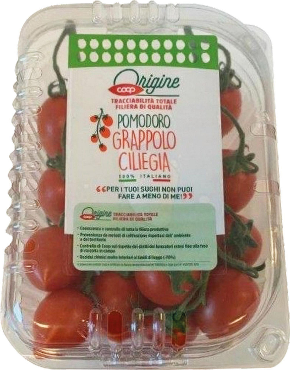 Pomodori grappolo ciliegia 500 gr