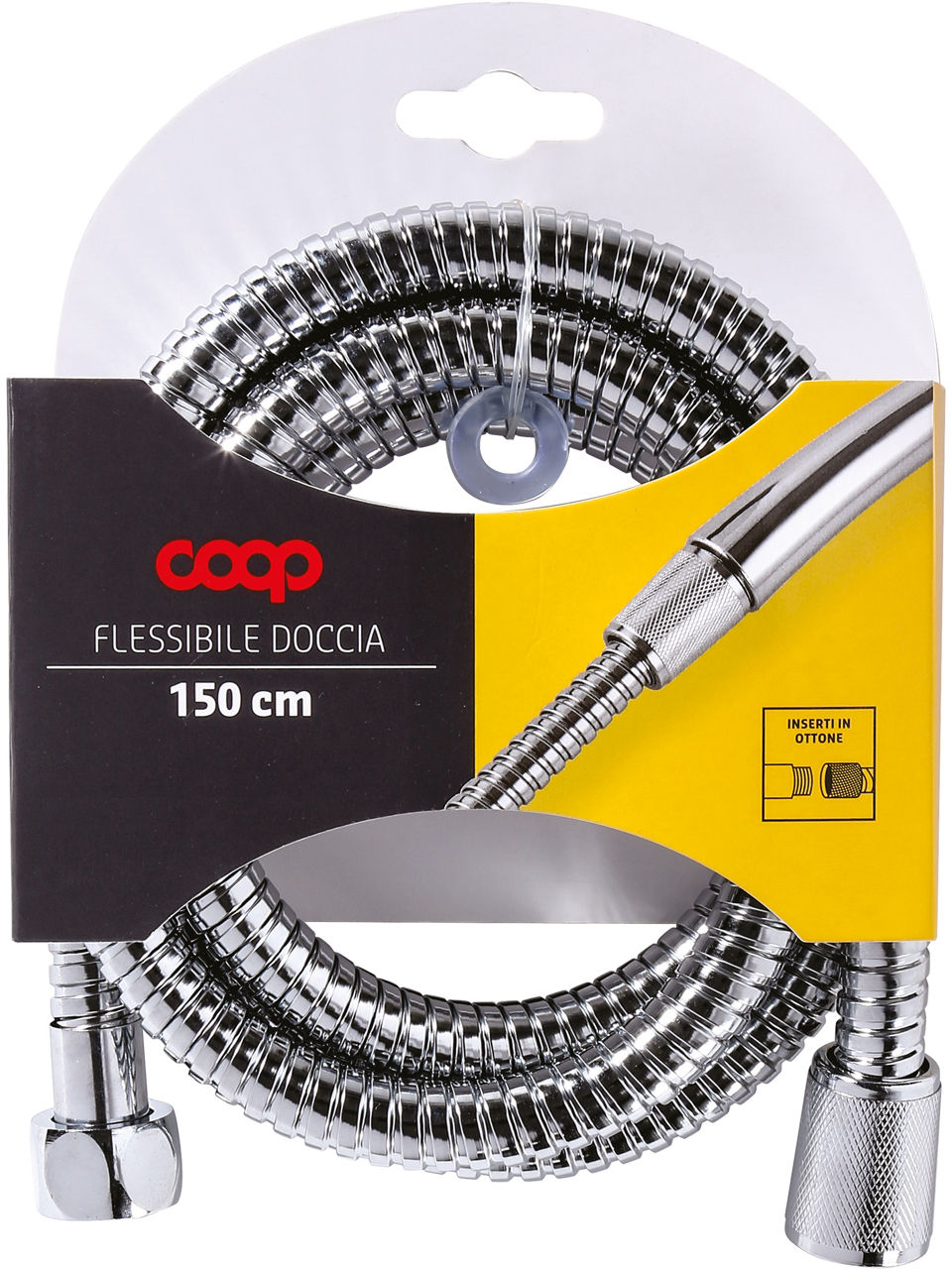 FLESSIBILE DOCCIA 150CM COOP - OTTONATO CONICO - DIA13,50MM - 0