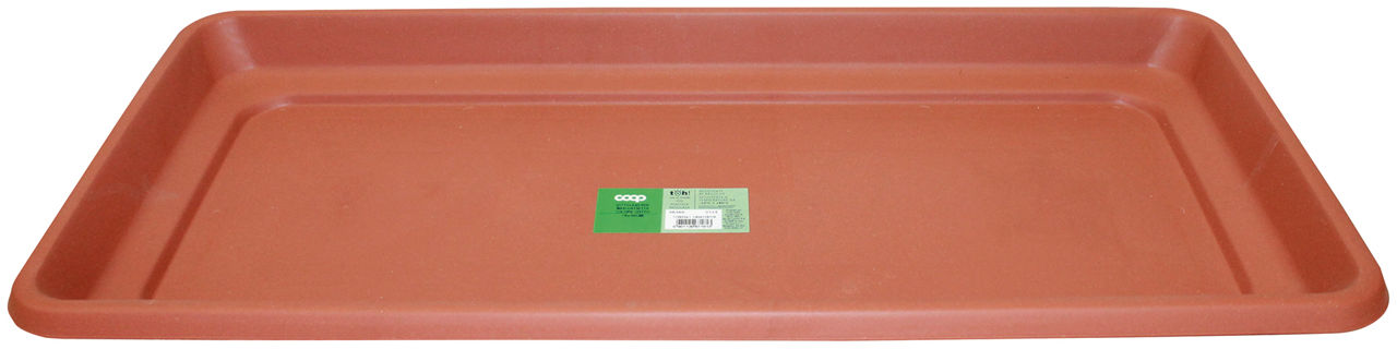Sottovaso per maxi-cassetta cm 78x36 coop colore cotto