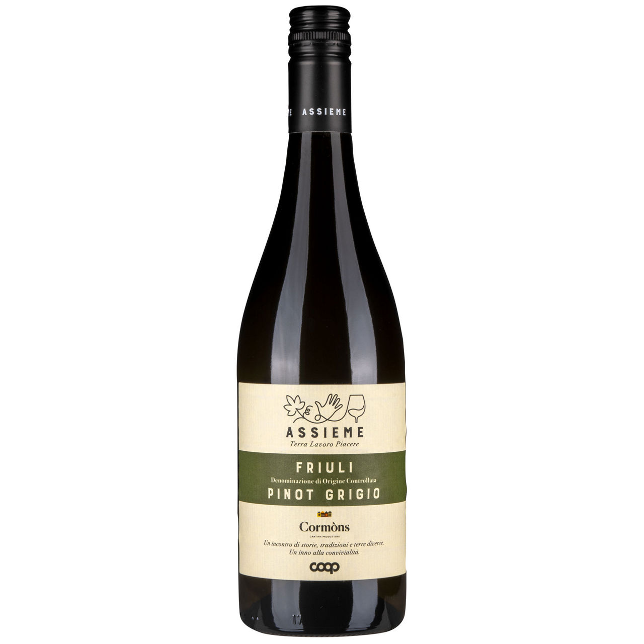 Vino bianco Friuli DOC Pinot Grigio 750 ml