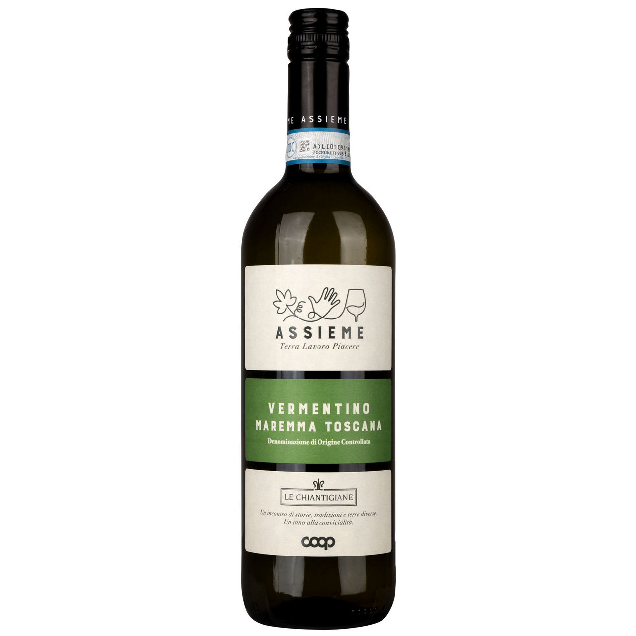 Vino bianco Vermentino Maremma Toscana DOC 750 ml