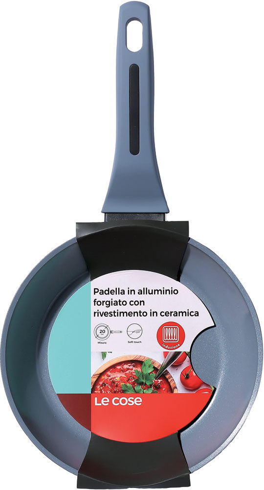 Padella in alluminio forgiato con rivestimento in ceramica diametro 20 cm