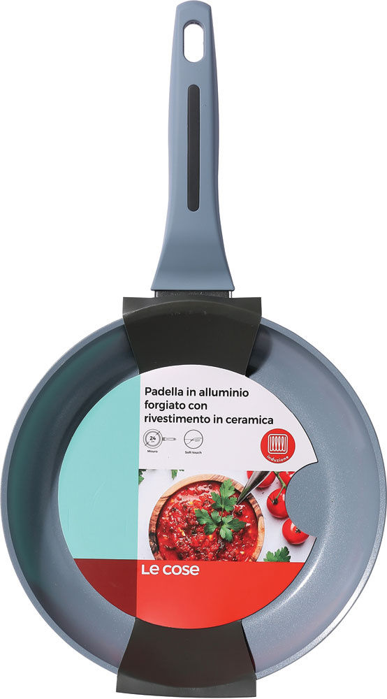 Padella in alluminio forgiato con rivestimento in ceramica diametro 24 cm