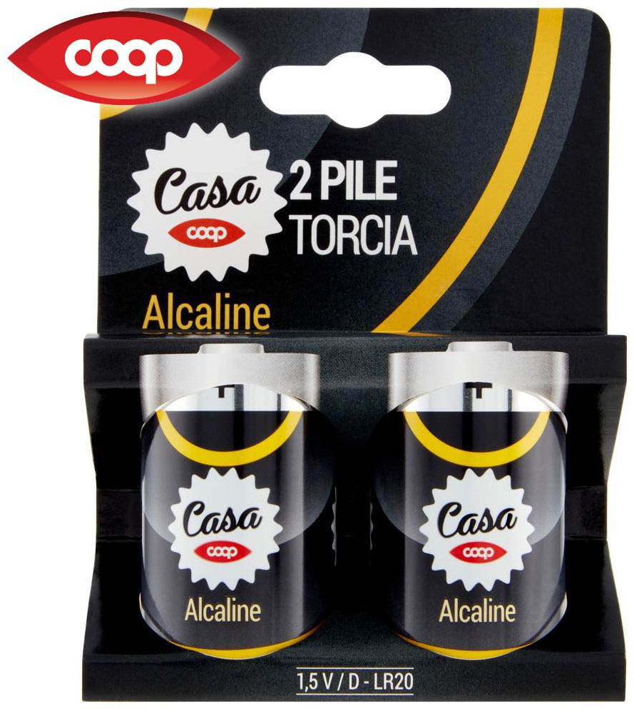 2 PILE TORCIA ALCALINE CASA COOP - Immagine 01