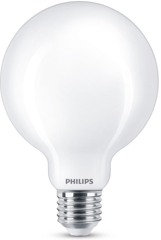 Lampadina LED globo 60W attacco E27 luce calda non dimmerabile - 0