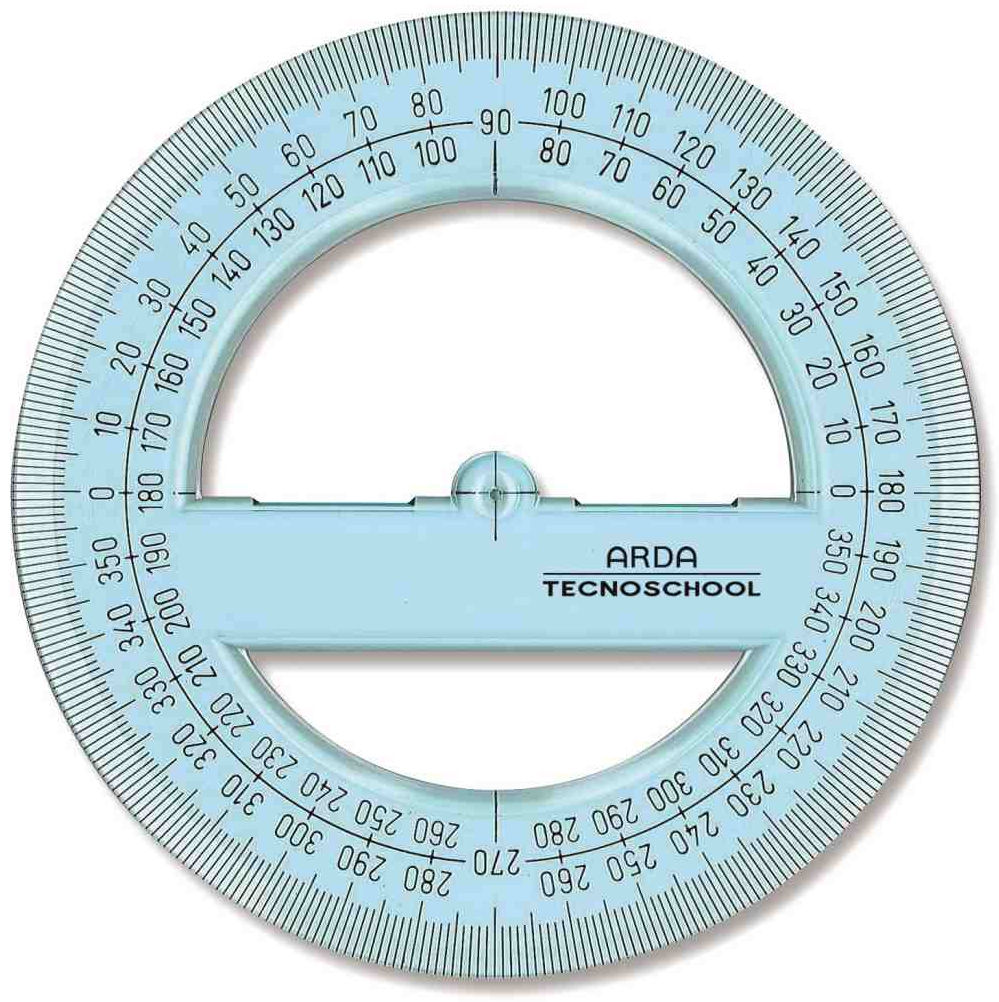 Goniometro 360/12 cm.