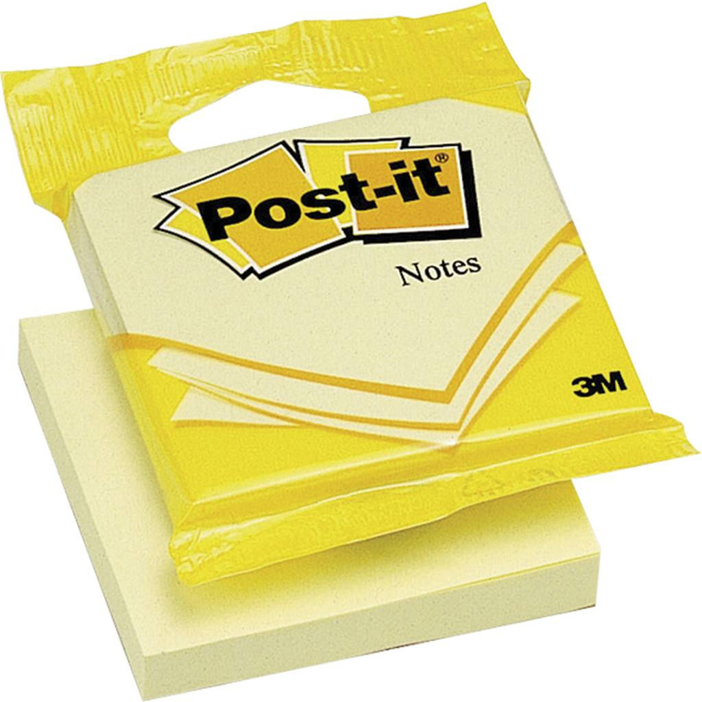 Post-it quadrato giallo 100 fg.