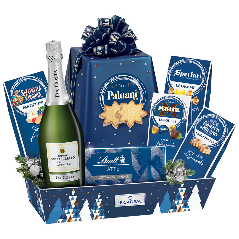 Vassoio blu cobalto le cadeau