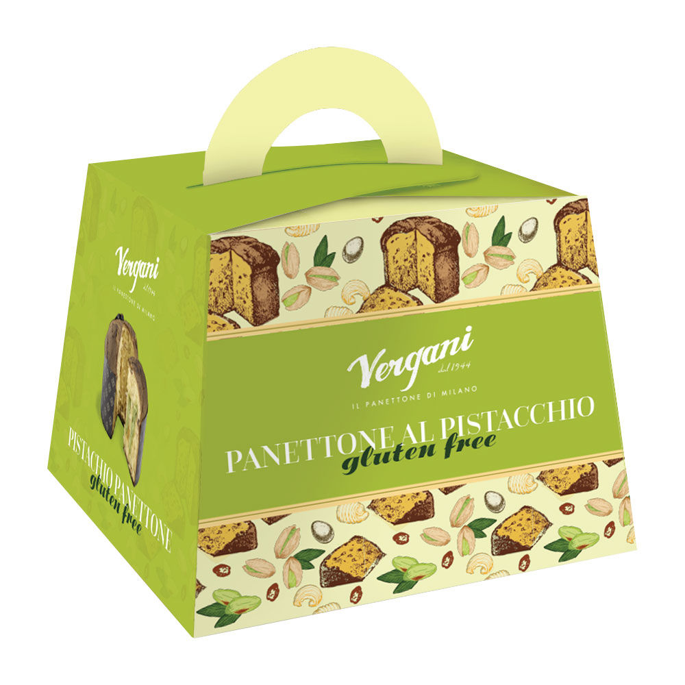 Panettone al pistacchio senza glutine 600 gr