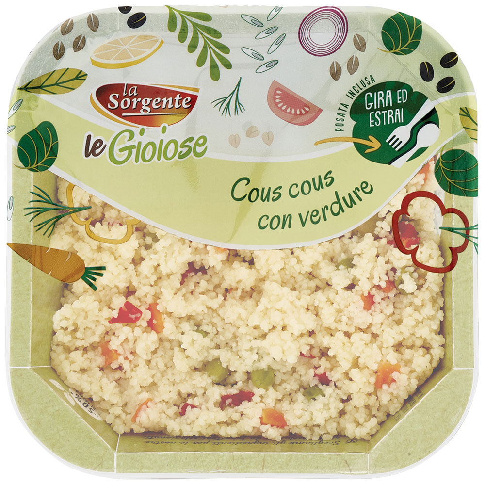 Cous cous con verdure 200 gr - Immagine 01