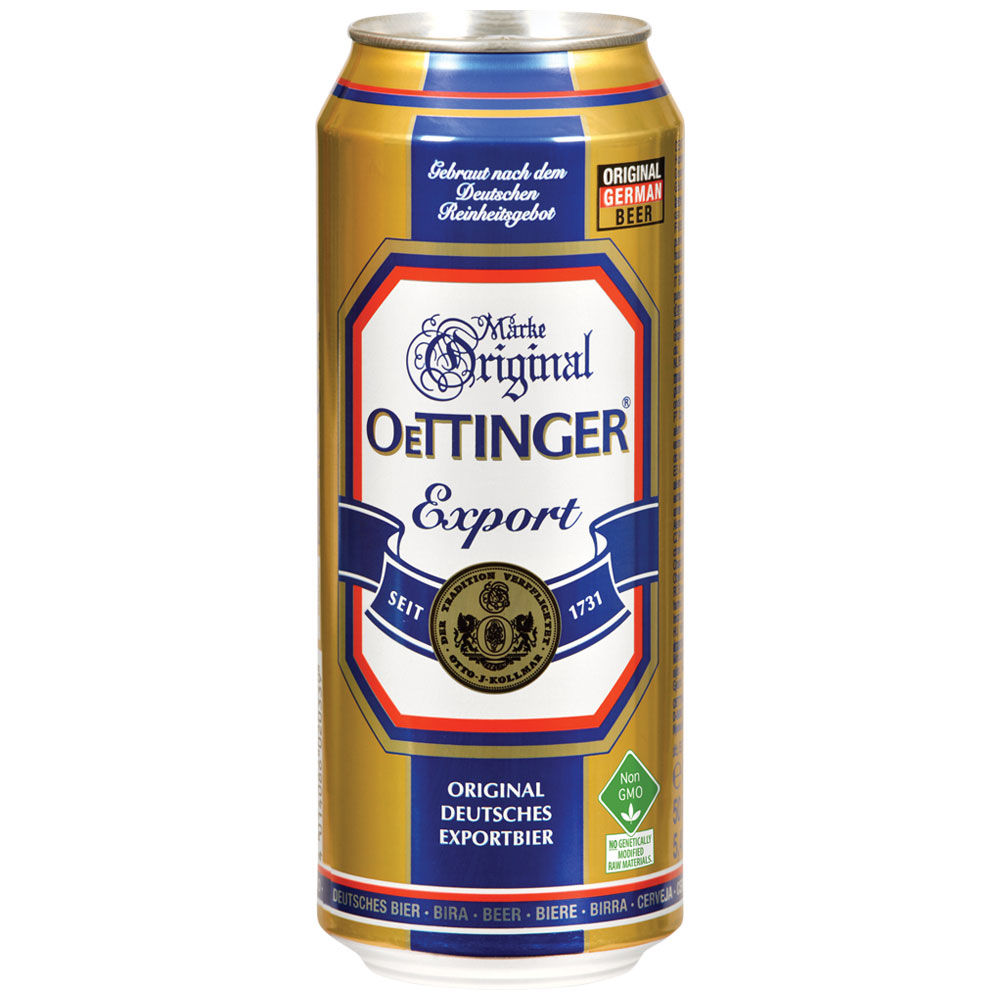 Birra oettinger export 5,4 gradi lattina ml 500