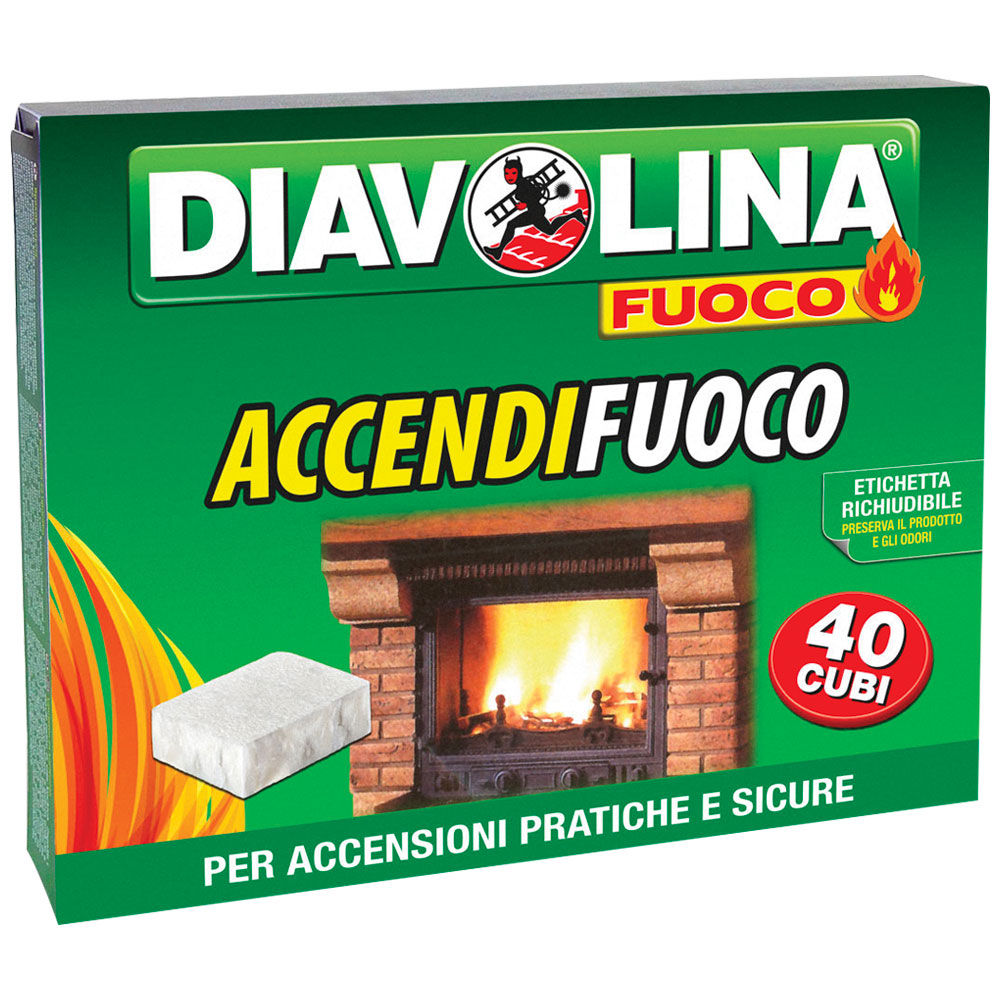 DIAVOLINA ACCENDIFUOCO 40 CUBETTI - 0