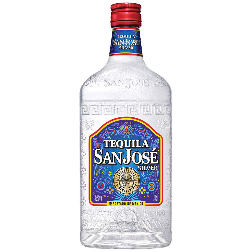 Tequila silver 35 gradi san jose bottiglia ml 700
