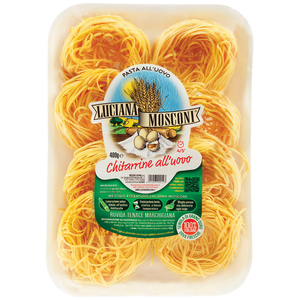 Pasta all'uovo chitarrine 400 gr