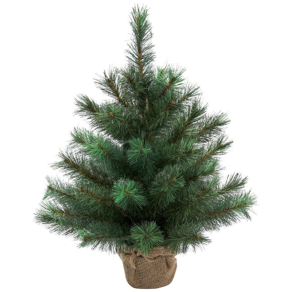 Albero verde royal oregon con base in juta 60 cm