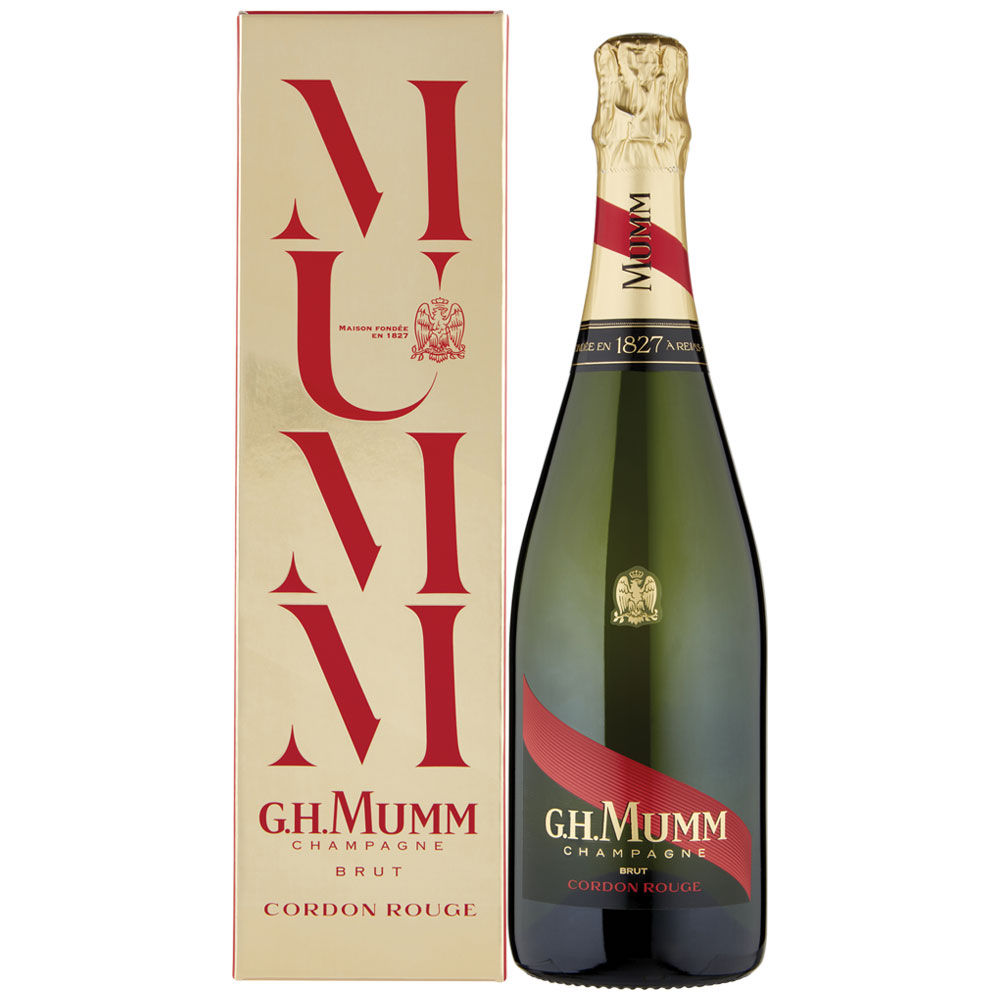 Champagne mumm cordon rouge brut astuccio ml 750