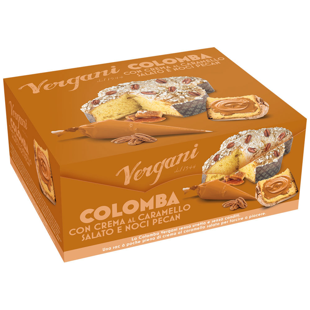 Colomba con crema di caramello salato 850 gr