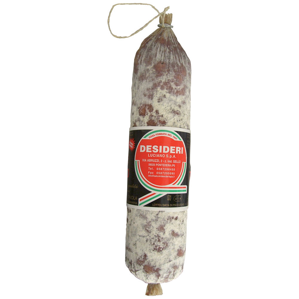 SALAME TOSCANELLO DESIDERI SFUSO GR 700 CA - Immagine 01