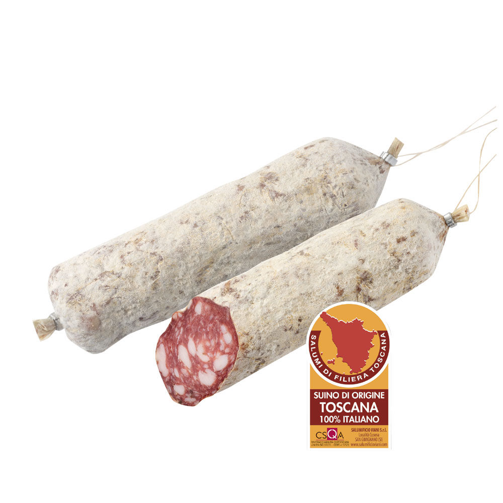 SALAME P.S. FILIERA TOSCANA VIANI G 500 CA - Immagine 01