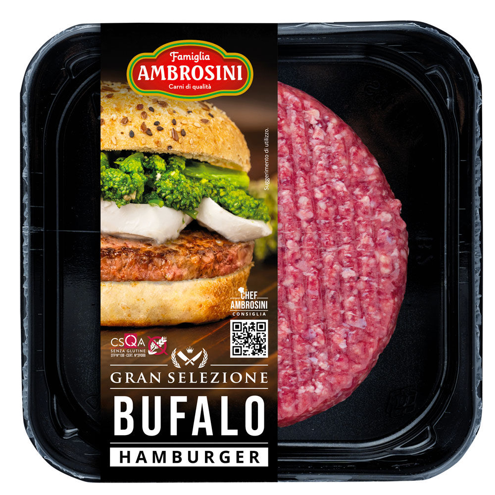 Hamburger di bufalo 200 gr