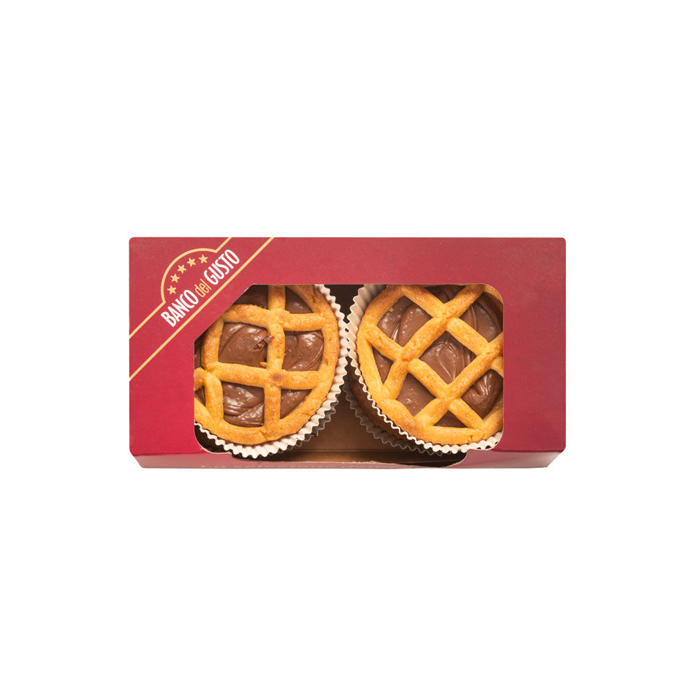 Crostatine con crema alle nocciole 4 pz 280 gr - Immagine 01