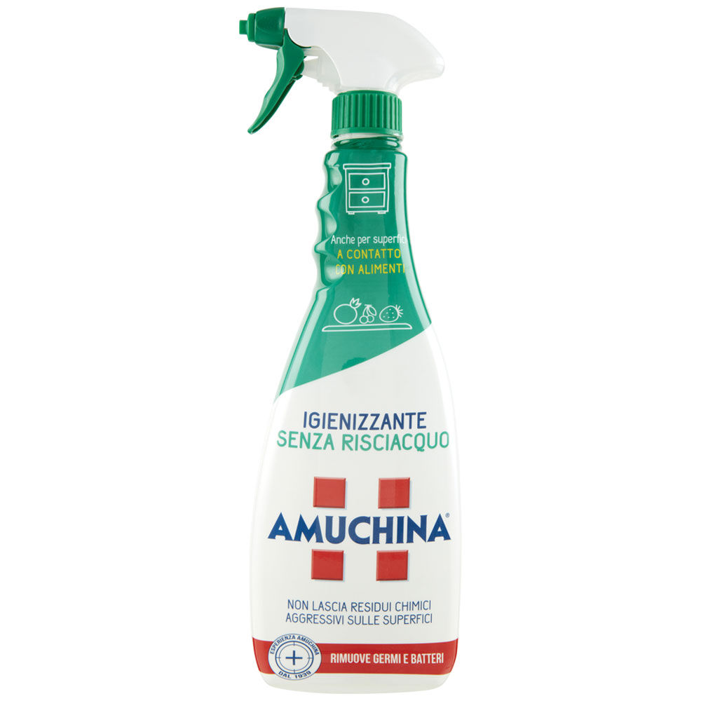 Detergente amuchina per superfici igienizzante spray senza risciacquo ml 750