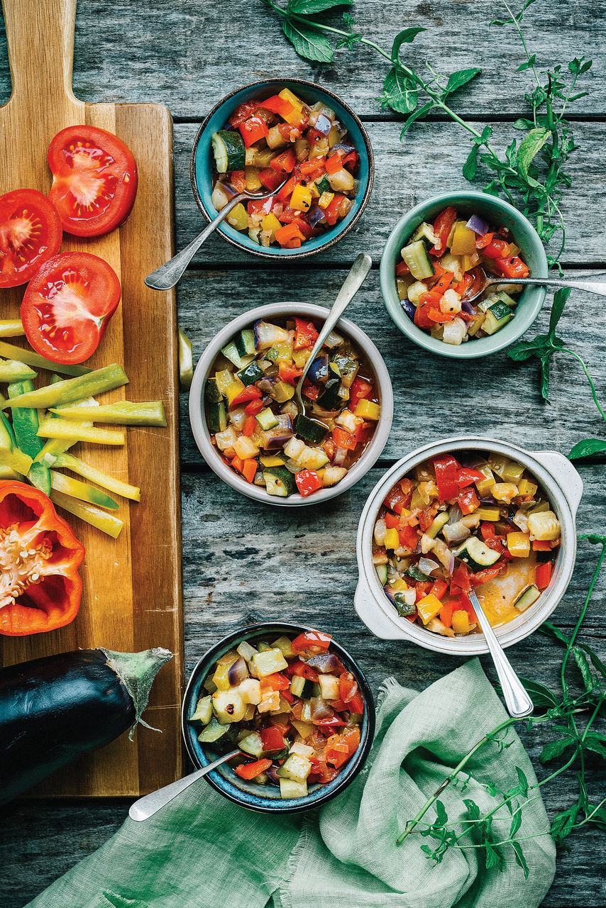 Verdure estive in agrodolce