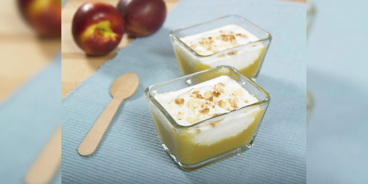 Mousse di pesche