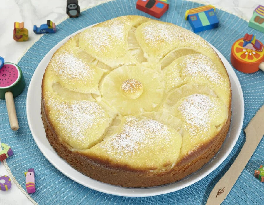 Torta morbida all’ananas