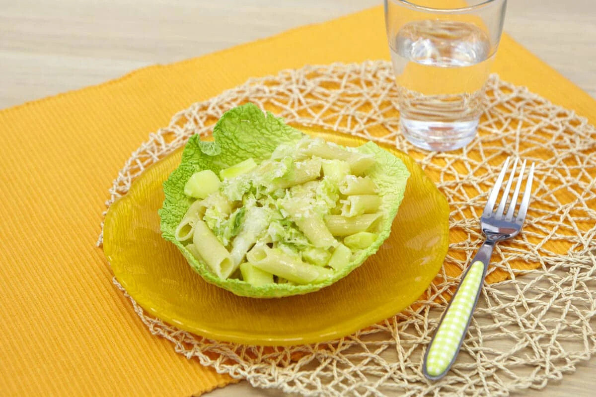 Penne patate e verza