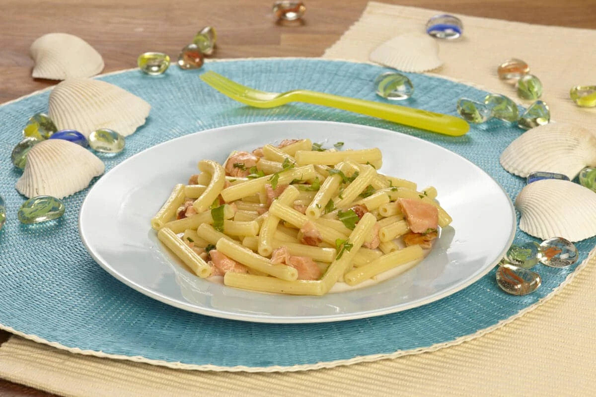 Sedanini rucola e salmone