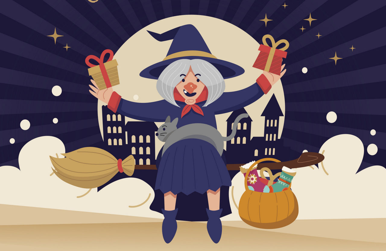 Facciamo festa arriva la befana !